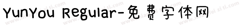 YunYou Regular字体转换